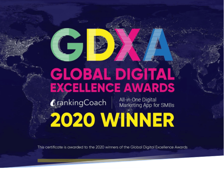 rankingCoach wins at GDX Awards!