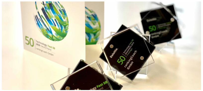 rankingCoach in Deloitte's Technology Fast 50 for Third Year Running