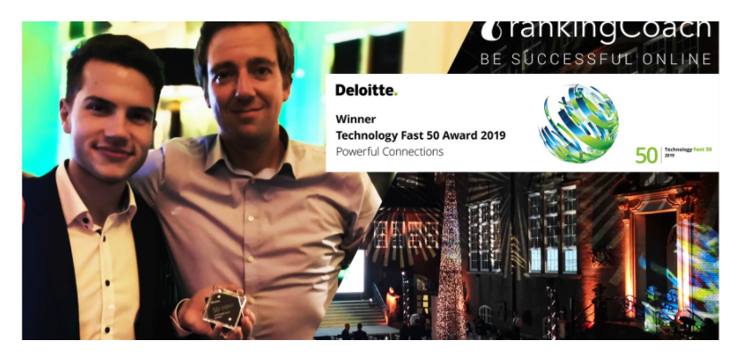 Deloitte kiest opnieuw voor rankingCoach als Technologie Fast Tech Bedrijf 2019