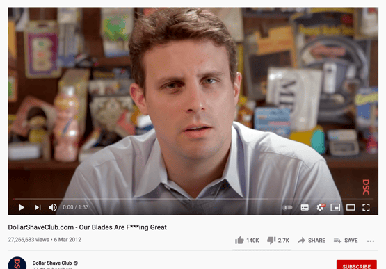 Video by Dollar Shave Club on YouTube