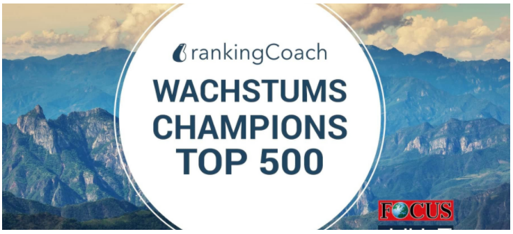 rankingCoach Wachstumschampion 2020