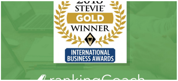 rankingcoach gewinnt Gold in den International Business Awards 2018