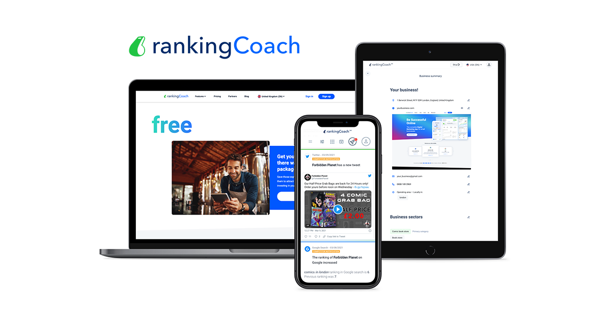 rankingCoach Launches Free Edition for 50,000 Small Businesses
