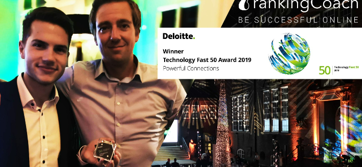 Deloitte nomina rankingCoach per Technology Fast 50 Tech Company 2019