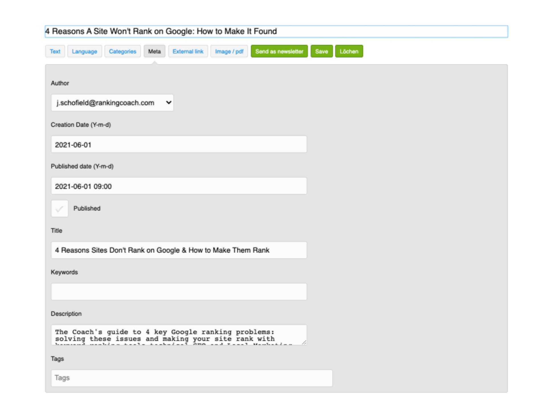 Meta Title Meta Description and Media Content Tags For SEO