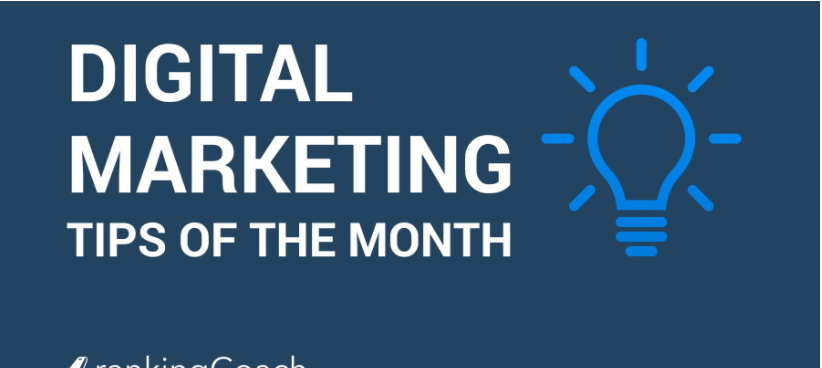Dicas de Marketing digital do mês